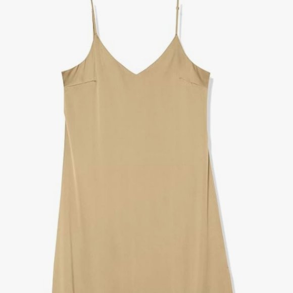 The Drop Women's Ana Silky V-Neck Midi Slip Dress - Picture 6 of 6